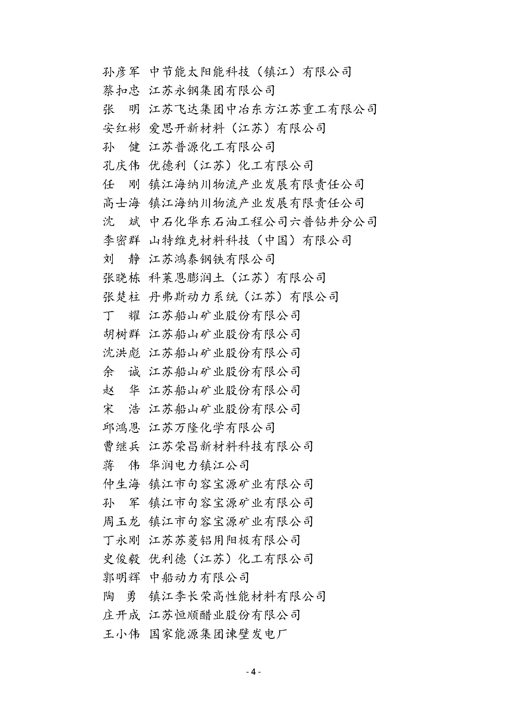 镇江市安全科学技术学会专家委员会成员名单公布(图4)